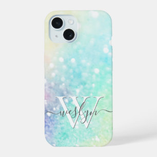 Glam Holographic Glitter Colorful Pretty Pattern iPhone 15 Case
