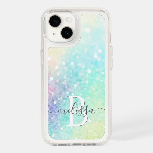 Glam Holographic Glitter Colorful Pretty Pattern Speck iPhone 14 Case