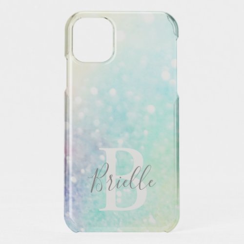 Glam Holographic Glitter Colorful Pretty Pattern iPhone 11 Case