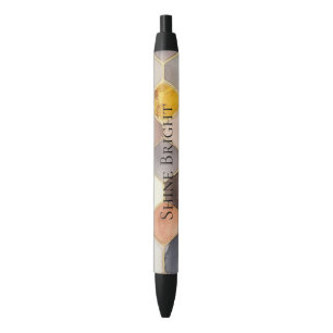 Glam Honey Comb Blush Champagne Abstract Pen