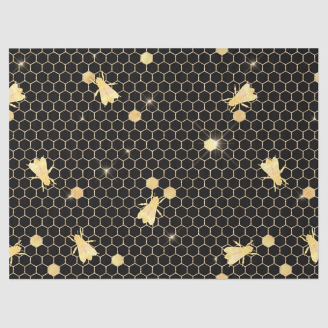 Glam Honeycomb Series Design #6 Tissue Paper (Front)