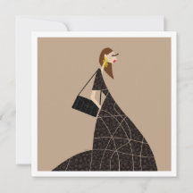 Glam in Black Fashion Miss Tina Belinda Art