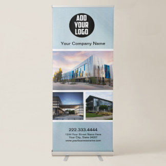 Glam Iridescent Sparkle Holographic Retractable Banner