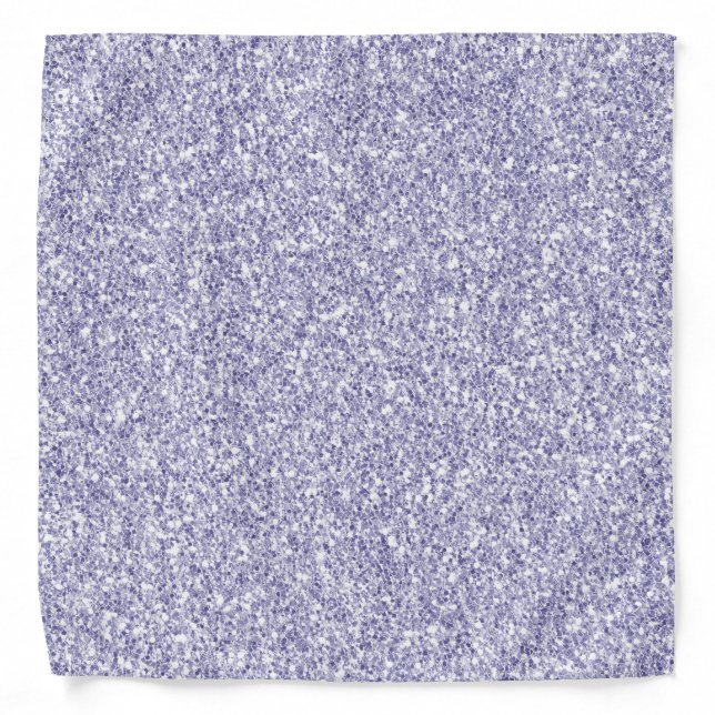 Glam Lavender Lilac Purple Glitter      Bandana (Front)