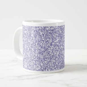 Glam Lavender Lilac Purple Glitter Giant Coffee Mug