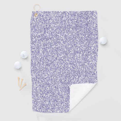Glam Lavender Lilac Purple Glitter         Golf Towel