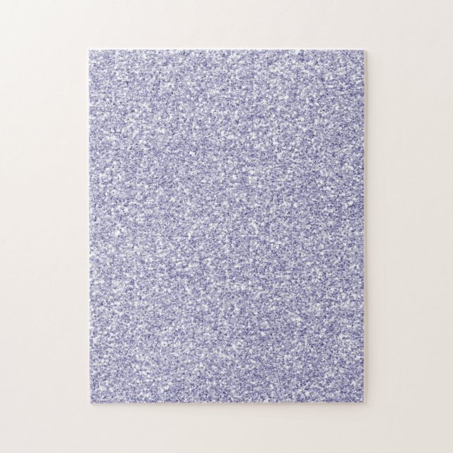 Glam Lavender Lilac Purple Glitter Jigsaw Puzzle (Vertical)