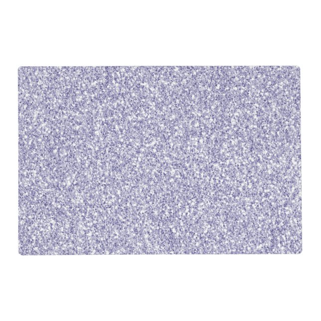 Glam Lavender Lilac Purple Glitter      Placemat (Front)