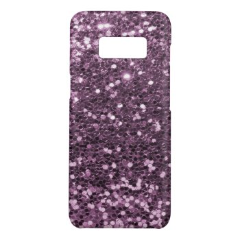 Glam Lavender Purple Faux Glitter Print Case-mate Samsung Galaxy S8 Case by its_sparkle_motion at Zazzle