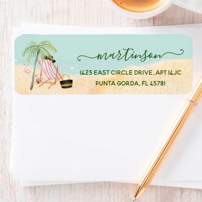 Glam Love the Beach Hat Bag Label (Creator Uploaded)