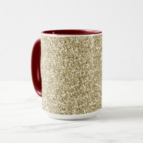 Glam Luxe Gold Glitter         Mug