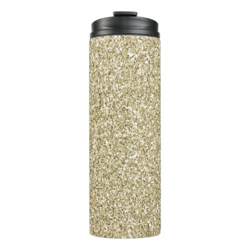 Glam Luxe Gold Glitter            Thermal Tumbler