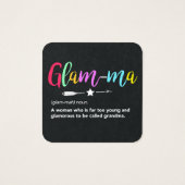 Glam-ma, Glamma Definition Grandma (Back)