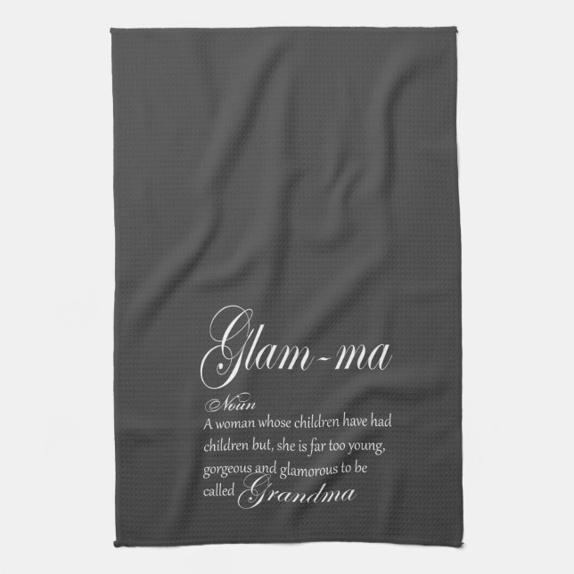 GLAM MA grandma definition Towel (Vertical)