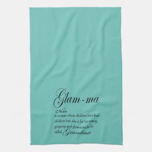 GLAM MA grandma definition Towel