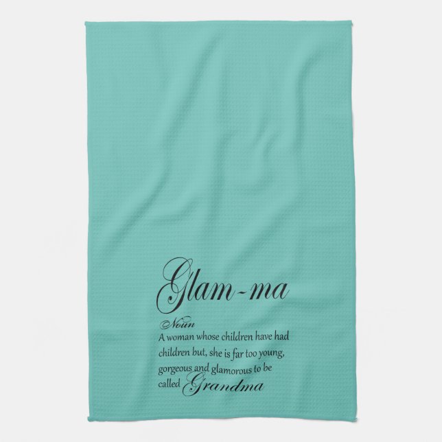 GLAM MA grandma definition Towel (Vertical)