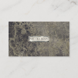 Glam Marble Granite Shimmer Elegant Designer Style Business Card
