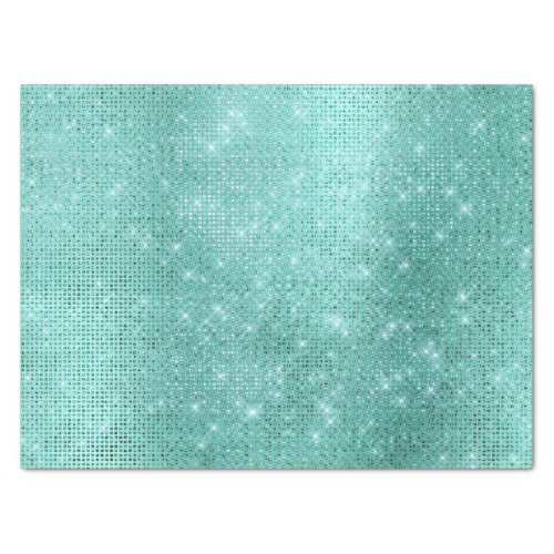 Glam Mint Sparkle Tissue Paper