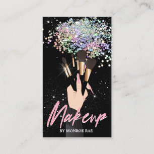 Glam MUA Beautician Beauty Salon Makeup Artist Business Card