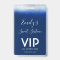 Glam Navy Blue Sweet 16  Invitation VIP Pass