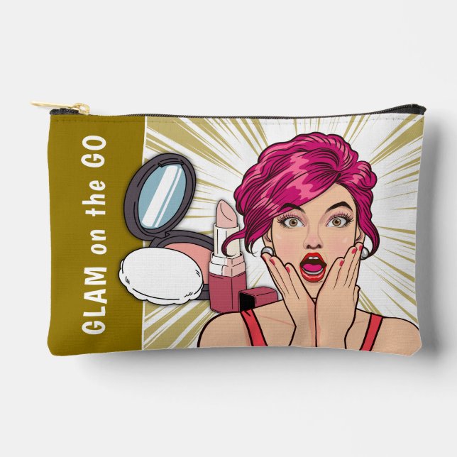 Glam on the Go Makeup Bag (Front)