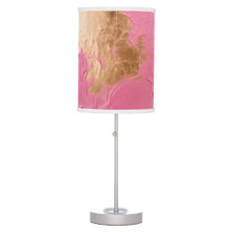 Glam Pink and Gold Table Lamp