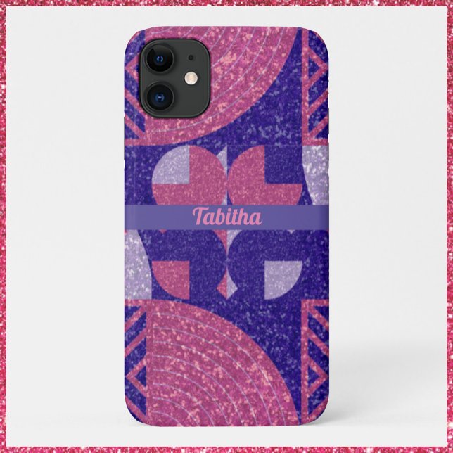Glam Pink and Purple Geometric Case-Mate iPhone Case (Creator Uploaded)