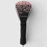 Glam Pink Diamond Jewel Confetti Personalized Golf Head Cover at Zazzle
