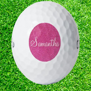 Glam Pink Gifts Golf Balls