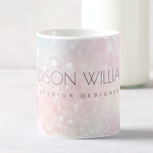 Glam Pink Glitter Pastel Girly Pattern Coffee Mug