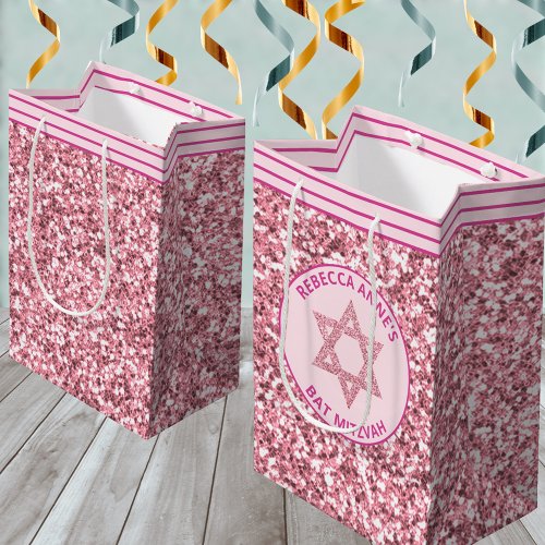 Glam Pink Party Favors Or Presents Bat Mitzvah