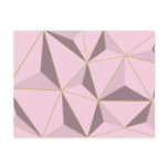 Glam pink. postcard