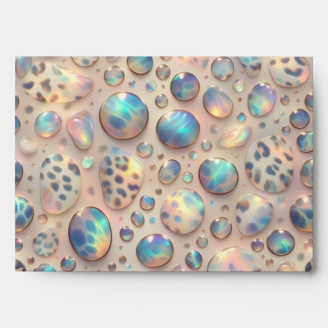 Glam Posh Wedding Envelopes (Front)