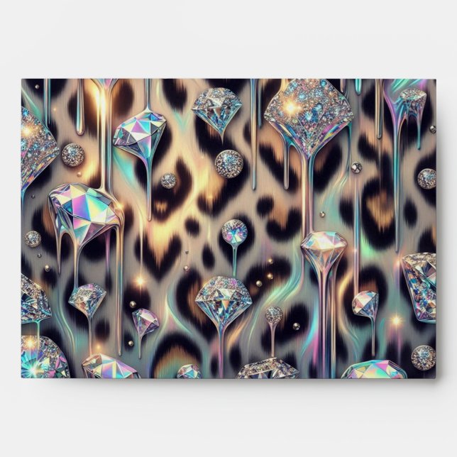 Glam Posh Wedding Envelopes (Front)