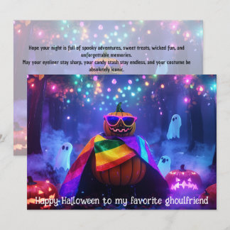 🌈🎃Glam Pumpkin Ghoulfriend card