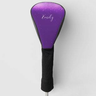 Glam Purple Personalized Golf Head Cover