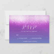 Glam Purple Teal Bat Mitzvah