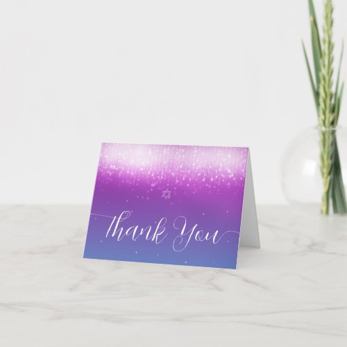 Glam Purple Teal Bat Mitzvah