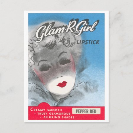 Glam R Girl Postcard