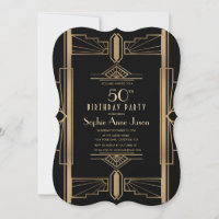 Great Gatsby / Birthday The Roaring 20's (Great Gatsby) 50th
