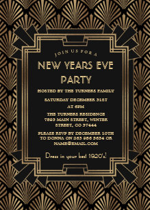 great gatsby party invitations zazzle