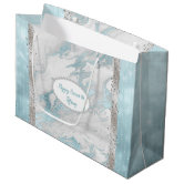 Robin's Egg Blue Mini Paper Gift Bag, 5