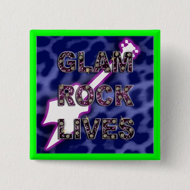 glam rock button (Front)