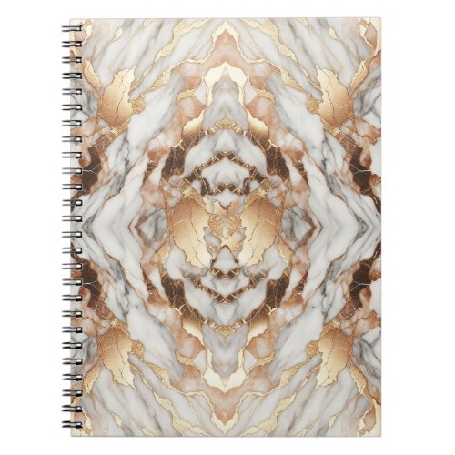 Glam Rose Gold Luxurious Trendy Marble  Notebook