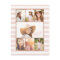 Glam Rose Gold Photo Collage Graduation Invitation