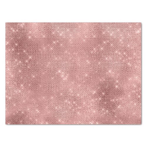 Glam Rose Gold Sparkle Tissue Paper