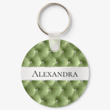Glam Sage Green faux Velvet Luxury Name