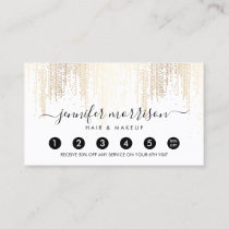 Wedding Cake Glitter Drip Rose Gold Bakery Business Card