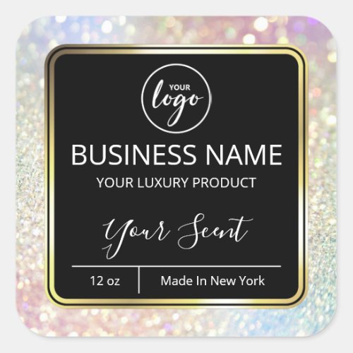 Glam Sparkly Body Butter Labels