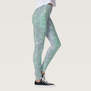 Women's Blue Diamonds Leggings